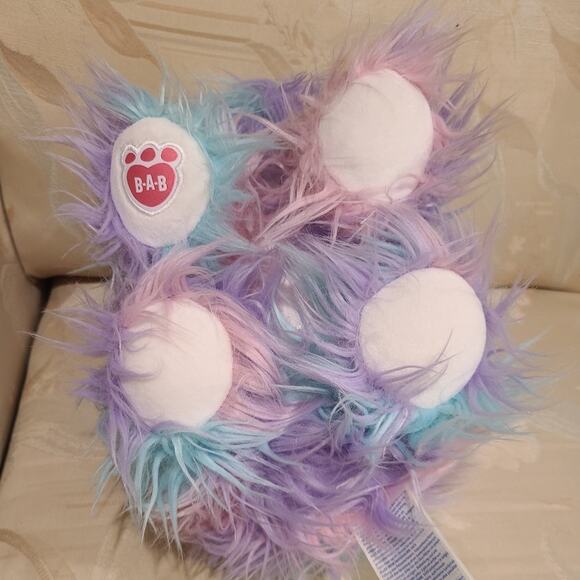 Pastel Bunny Long Hair Build-A-Bear Workshop BAB Easter Plush Stuffed Animal - Picture 5 of 5